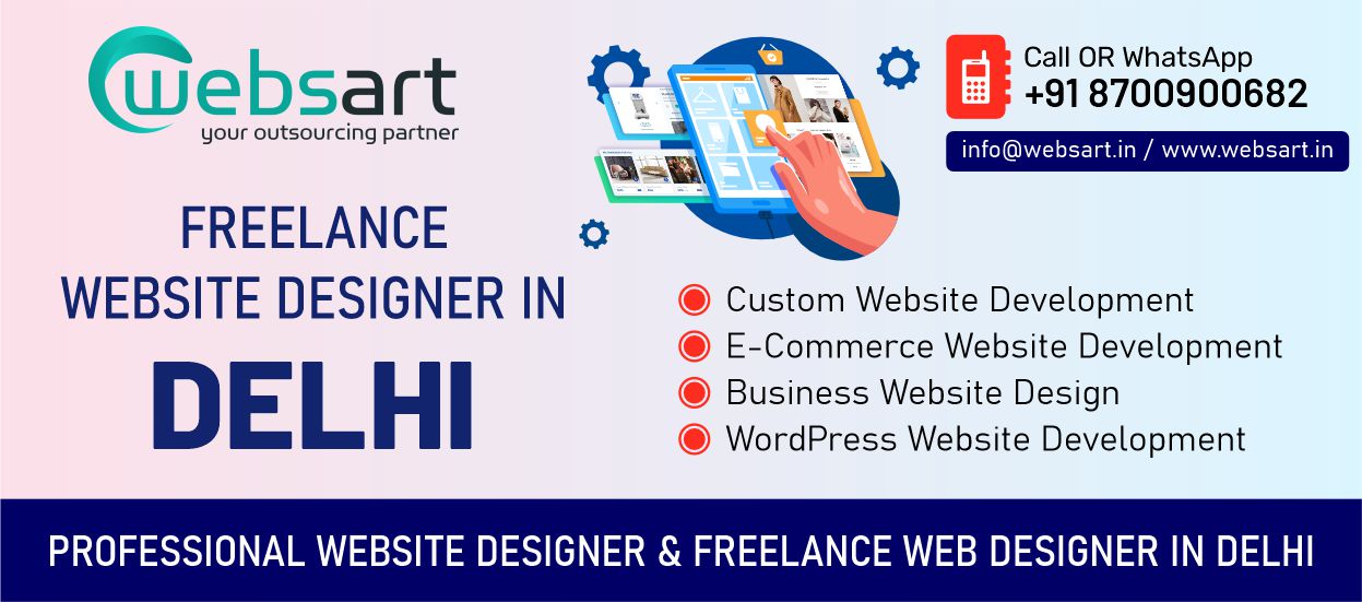 freelance web designer in Delhi